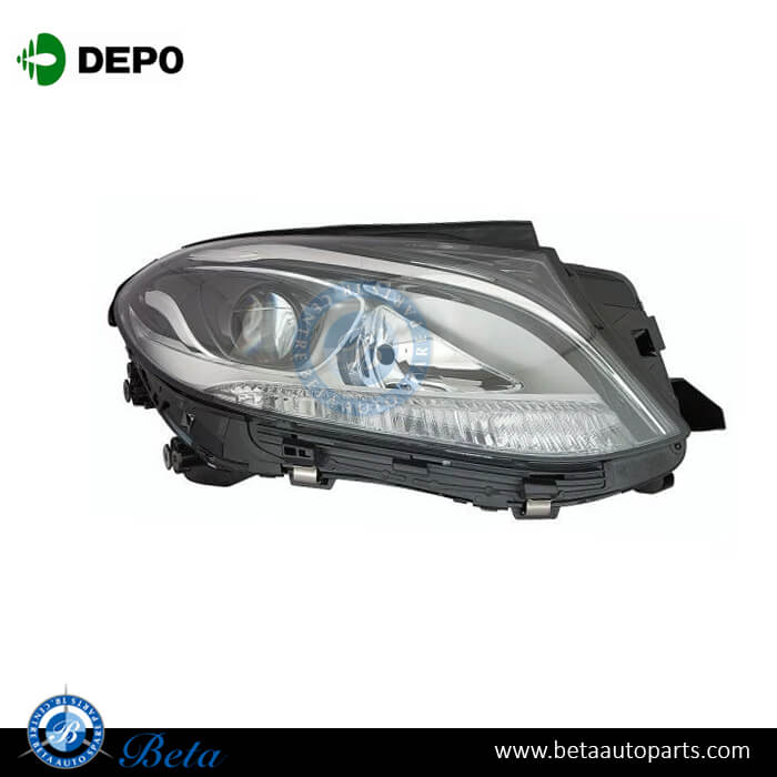 Right Side Headlamp Normal with LED for Mercedes GLE-Class W166 2015-2018 models, Part Number 1668201459 Right Side Headlamp Normal with LED for Mercedes GLE-Class W166 2015-2018 models, Part Number 1668201459